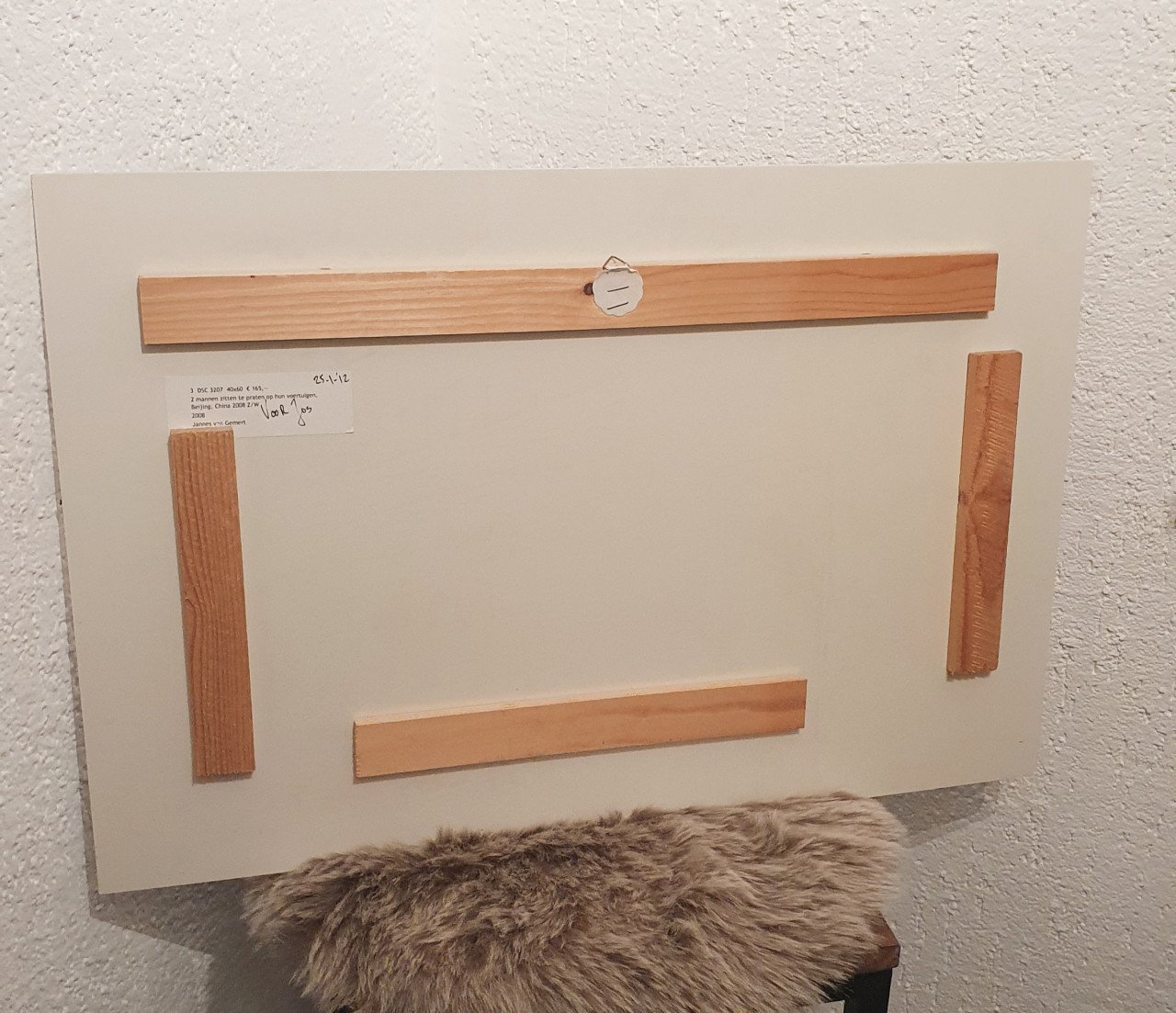 Foto op kunstof 40x60 cm gemerkt