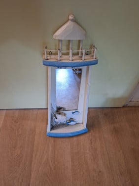 Wanddecoratie met spiegel