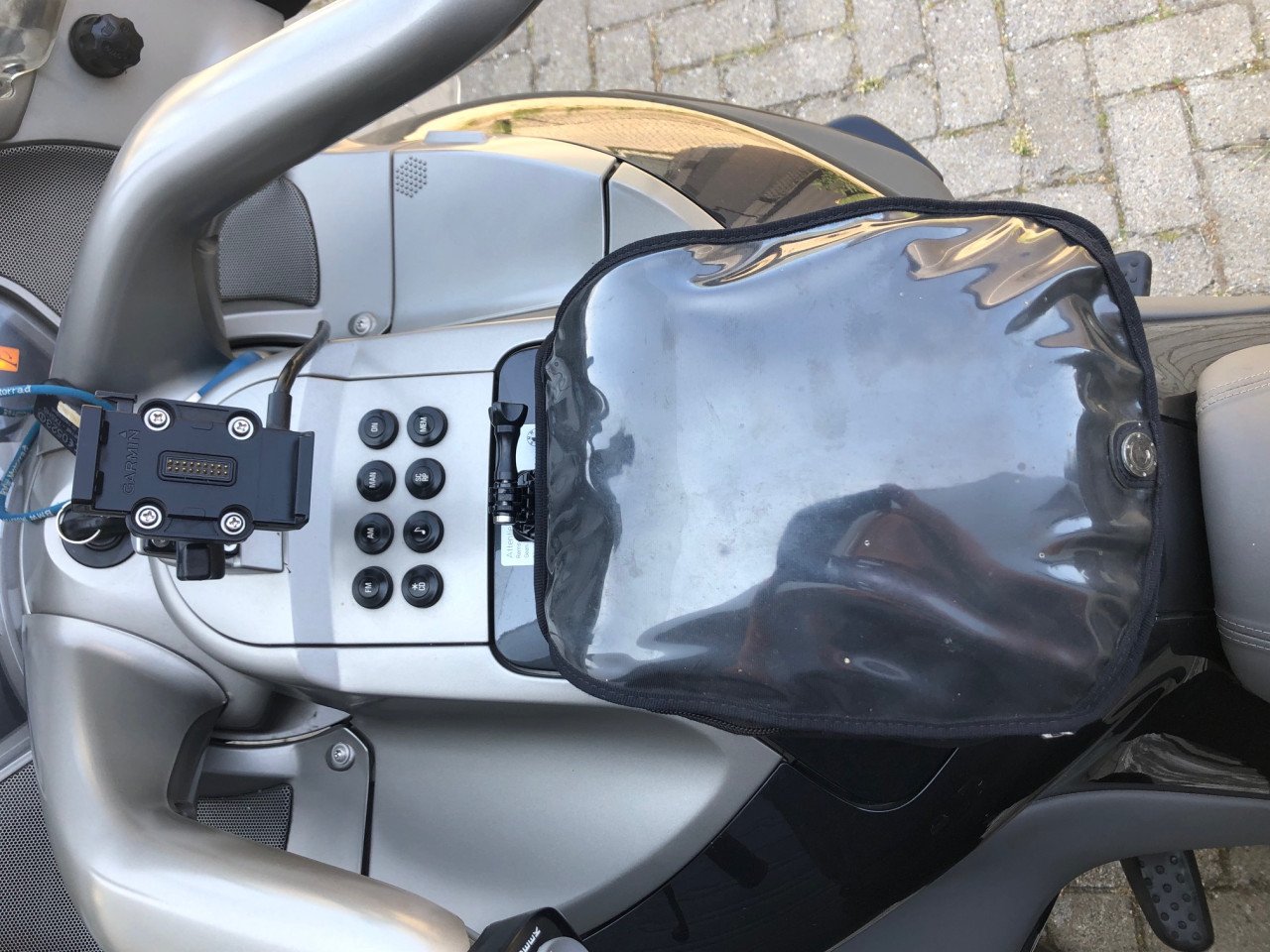 BMW K1200LT, 2006, slechts 37461 km, chroompakket, elek middenbok, €4995,-