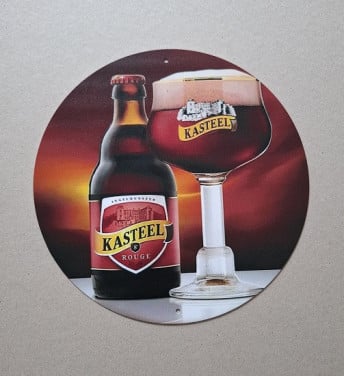 Kasteel Bier Metalen Bord