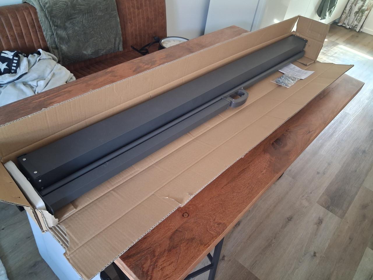 Uittrekbaar windscherm 160cm x 300cm