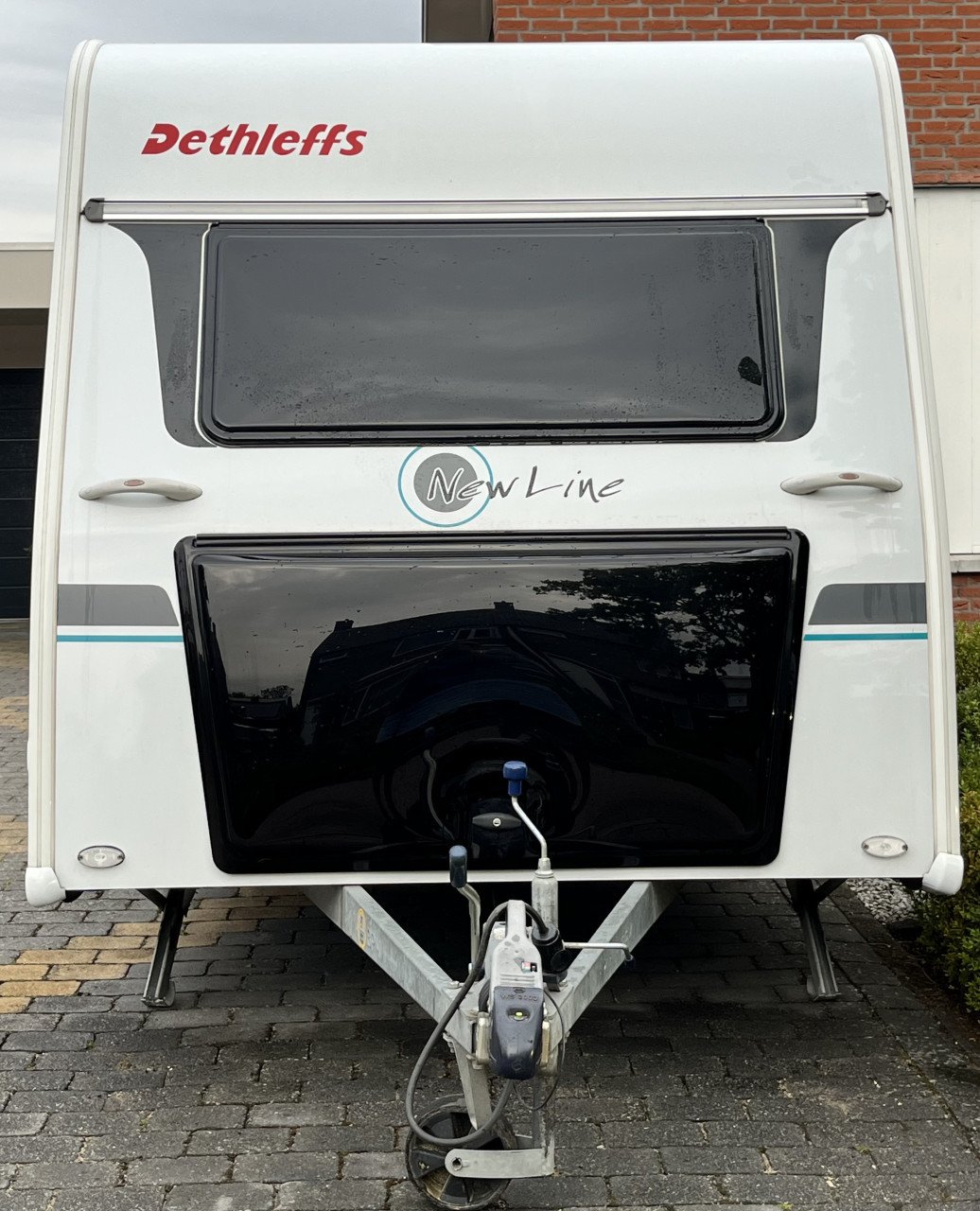 Dethleffs 410TK Caravan | stapelbed  | voortent + zakluifeltent