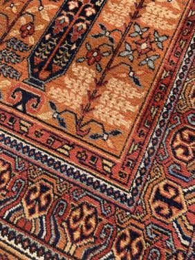 🤎Schitterend Sfeervol Handgeknoopt Vintage Vloerkleedje Louis de Poortere
