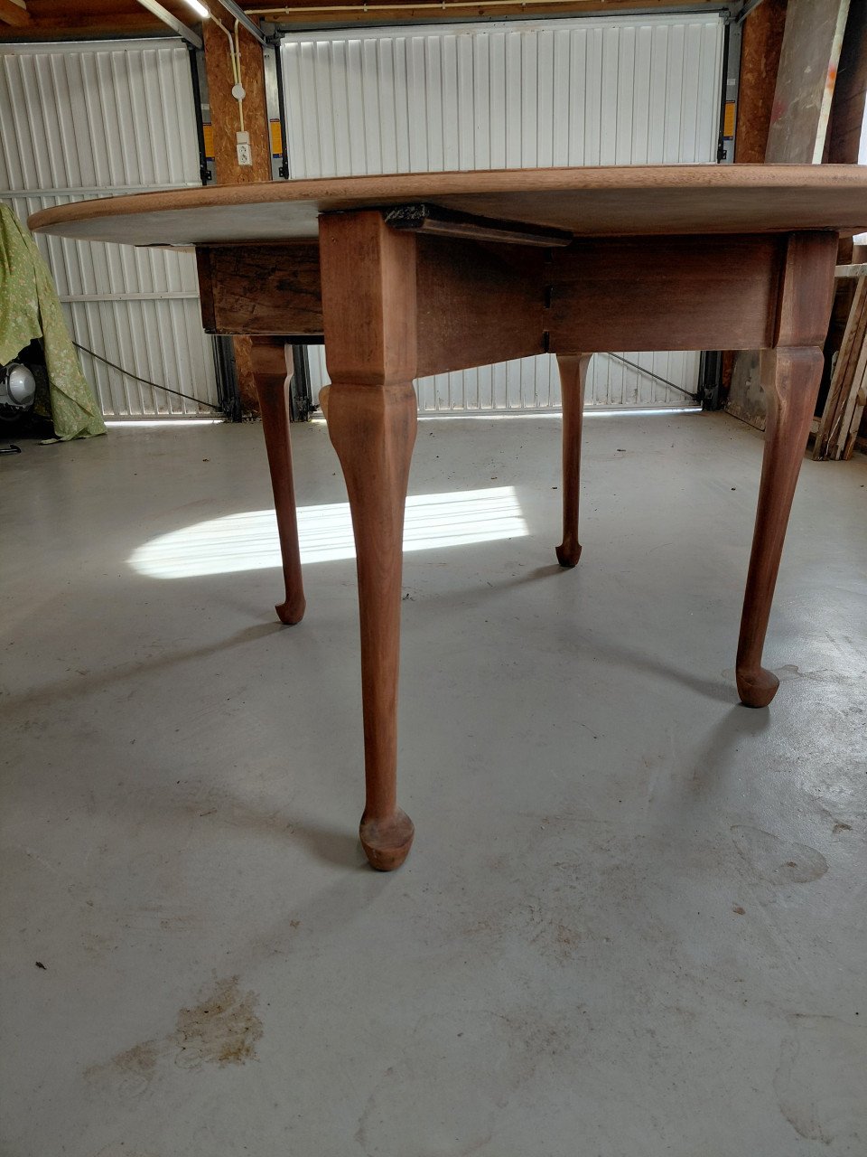 Massief eiken uitklapbare eettafel