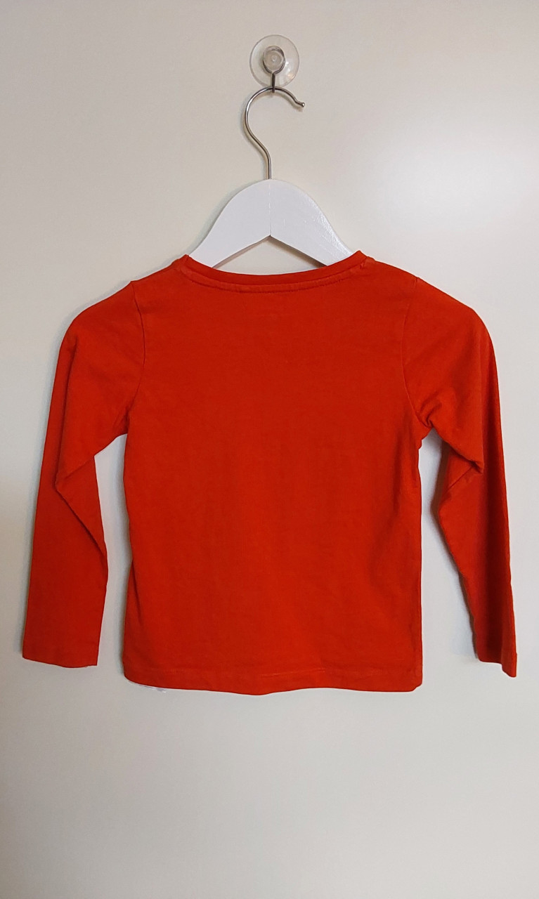 Oranje longsleeve in maat 92 van het merk Name It
