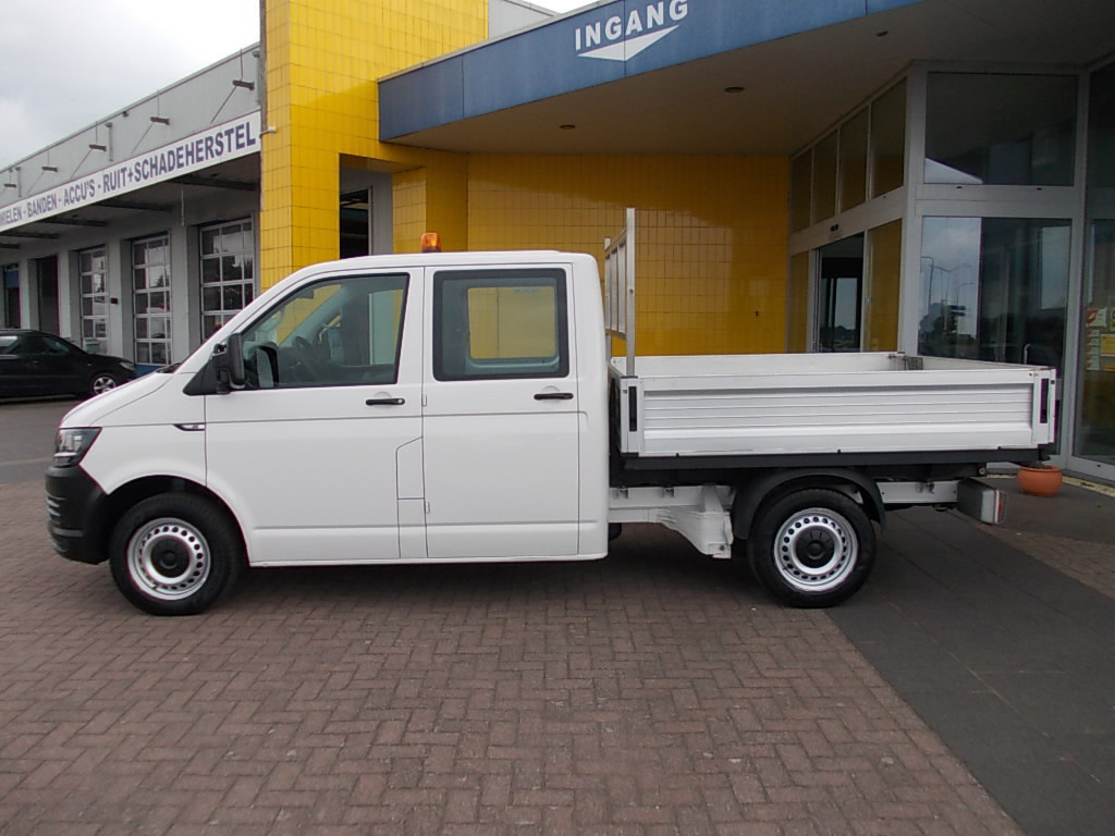 Volkswagen Transporter 2.0 tdi l2h1 dc pick-up, kipper, open laadbak