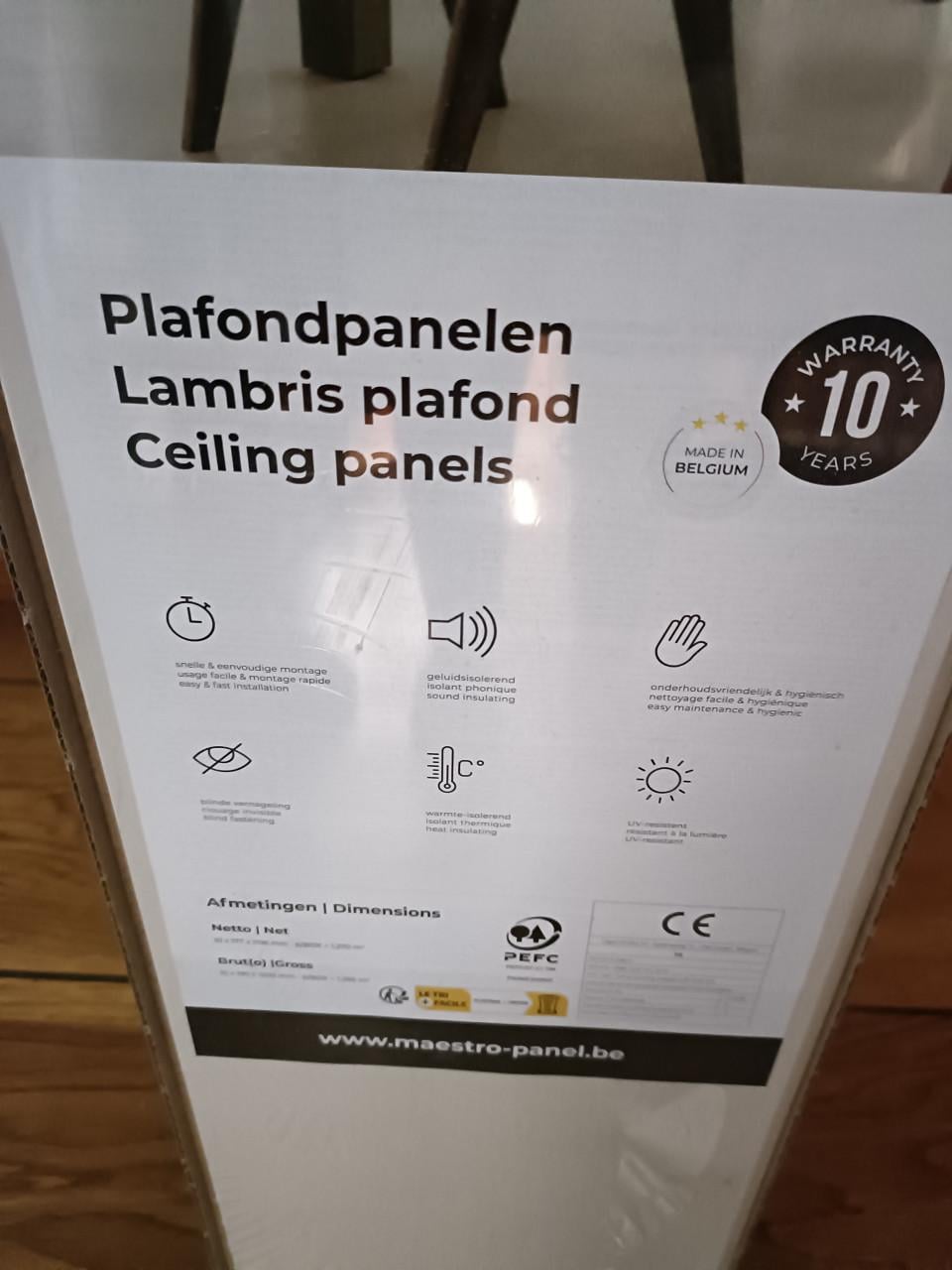 1 pak Maestro Plafondplaten