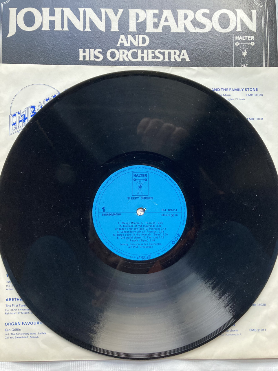 LP Johnny Pearson orchestra Sleepy Shores