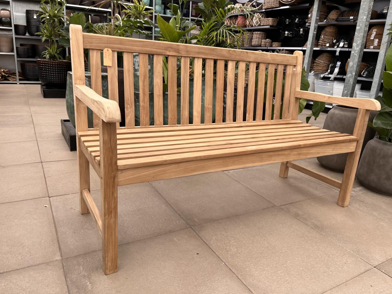 Teakbank Java 150cm