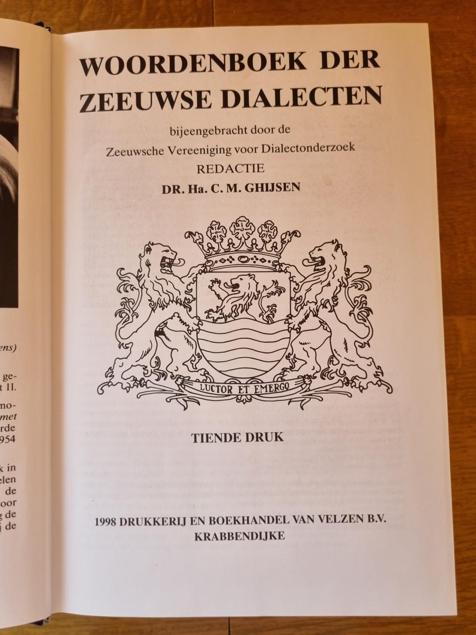 Zeeuws Dialectenboek