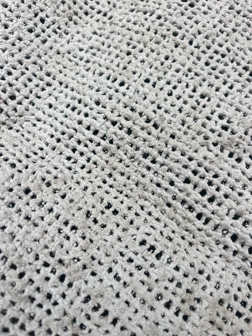 Tenttapijt grijs ong. 250 x 200 cm