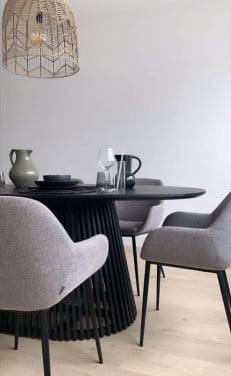 Eettafel kave home + stoelen