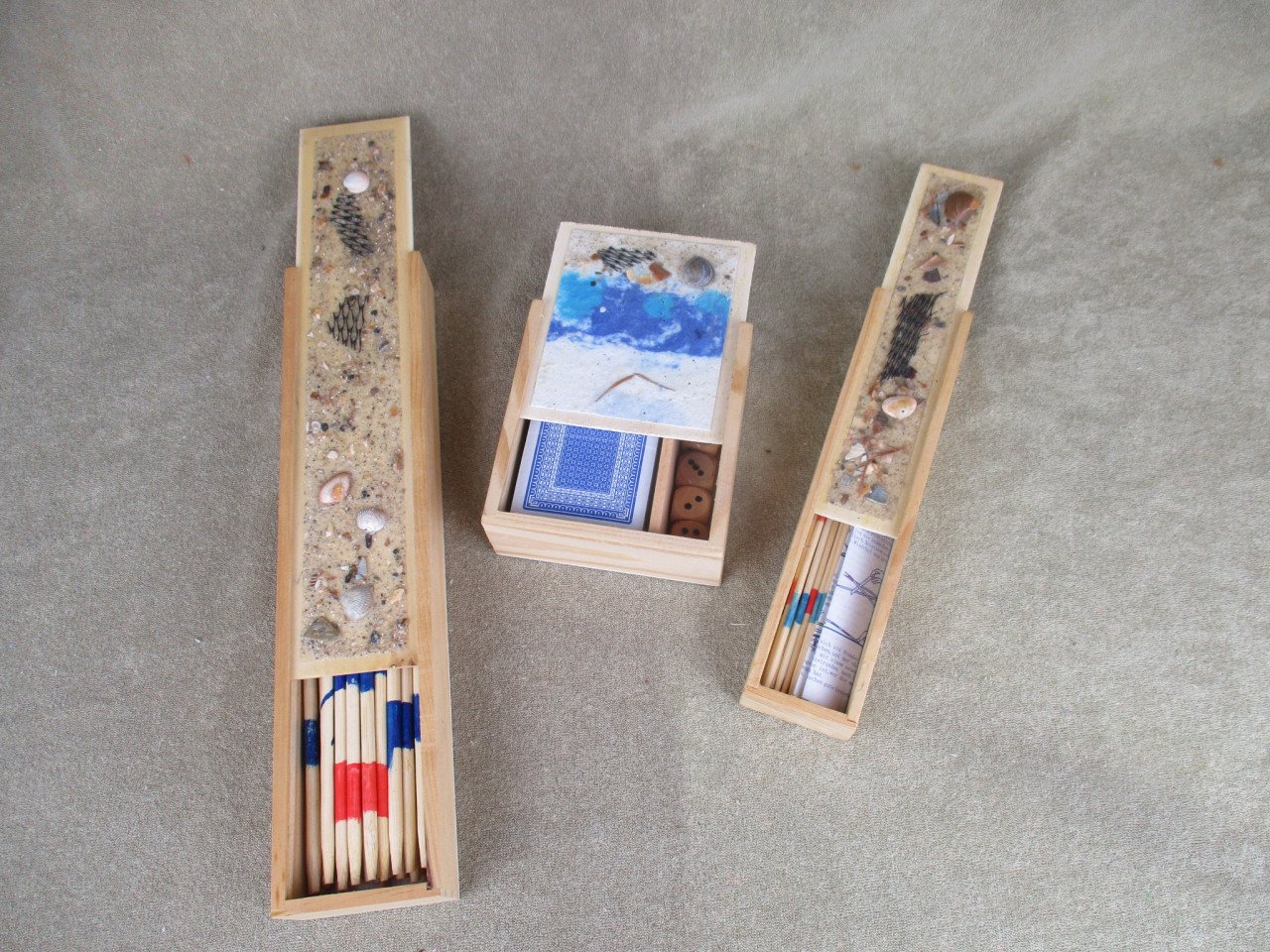 Cadeau pakket met thema zee en strand