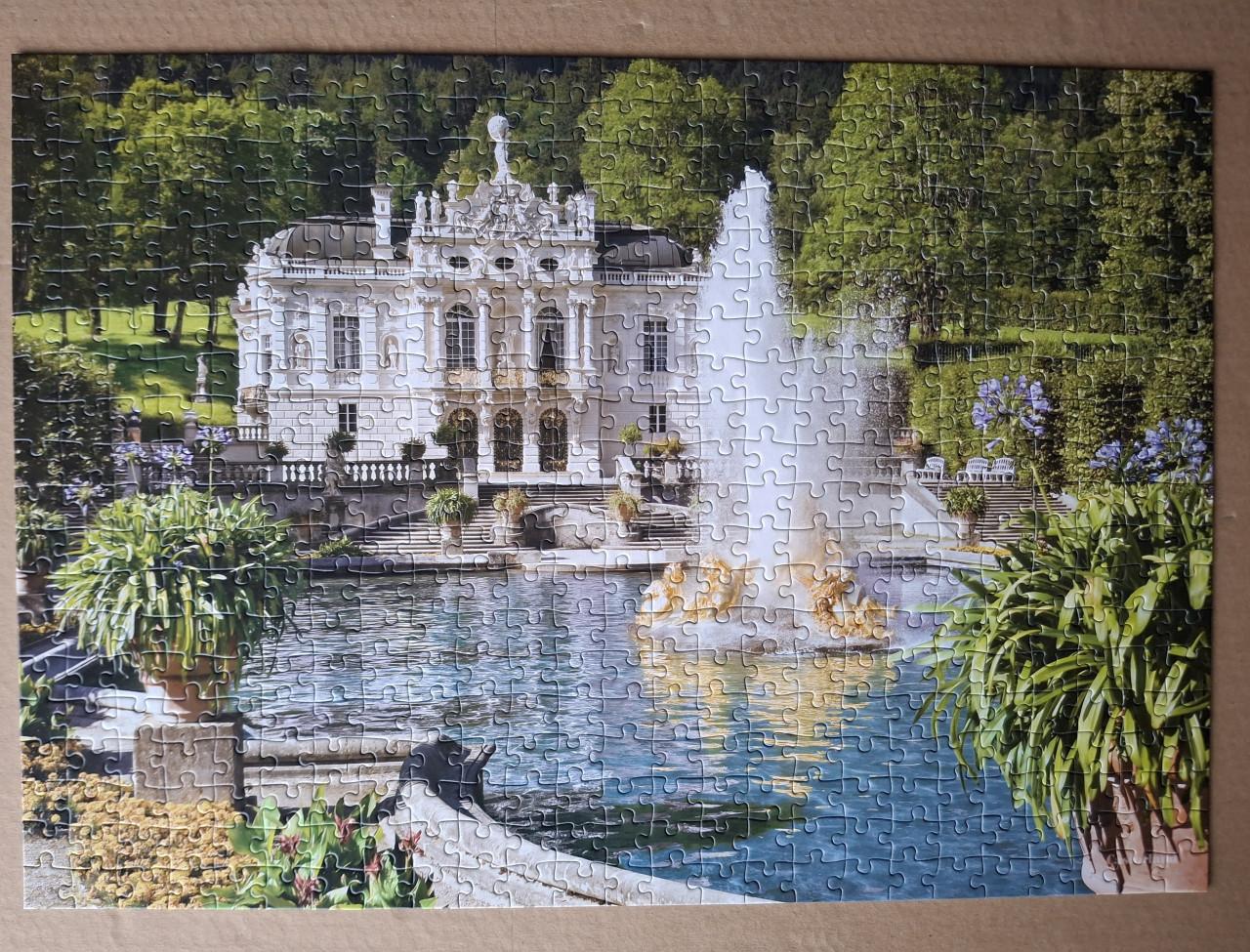 Legpuzzel: Linderhof Palace. 500 stukjes