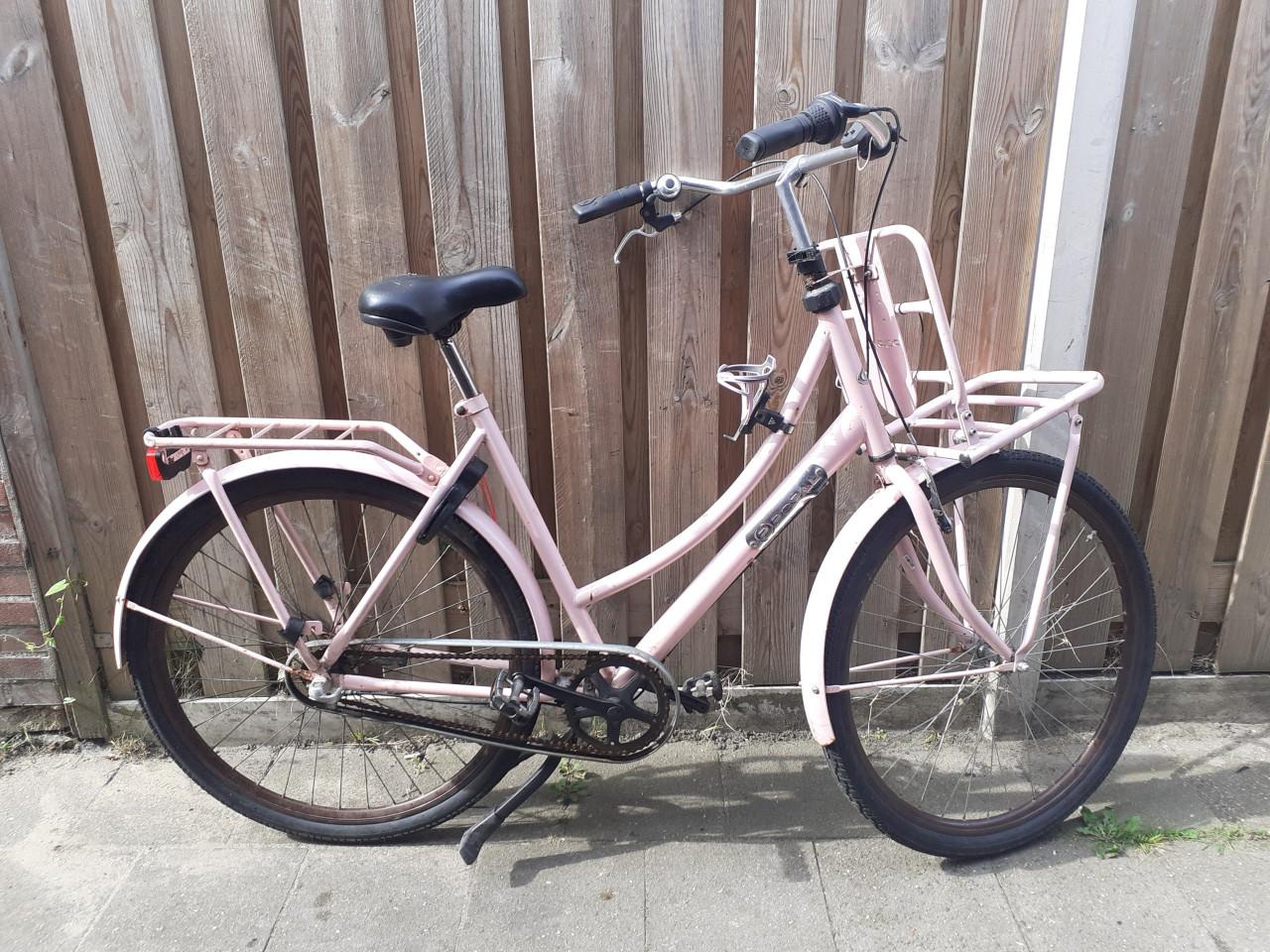 2 x Hippe Oma-fiets 3-versnellingen ** Roze Panter ** en WITTE & Zwarte