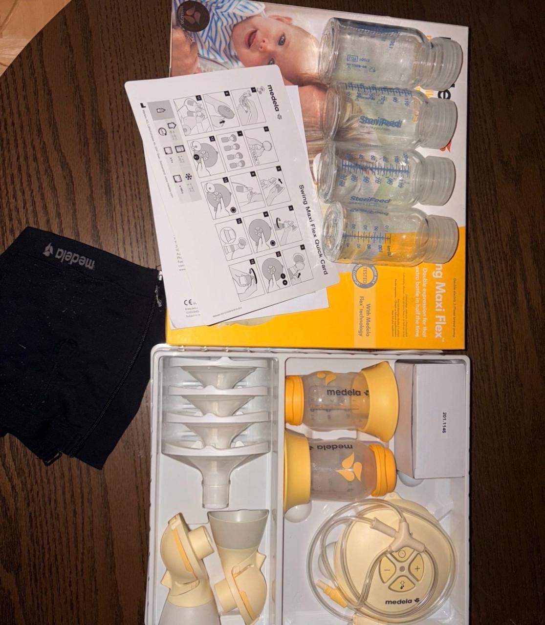 Medela kolf set inclusief hlazen kolf flesjes