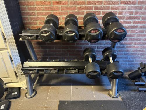 Dumbbellset met dumbbellrek van Lifemaxx