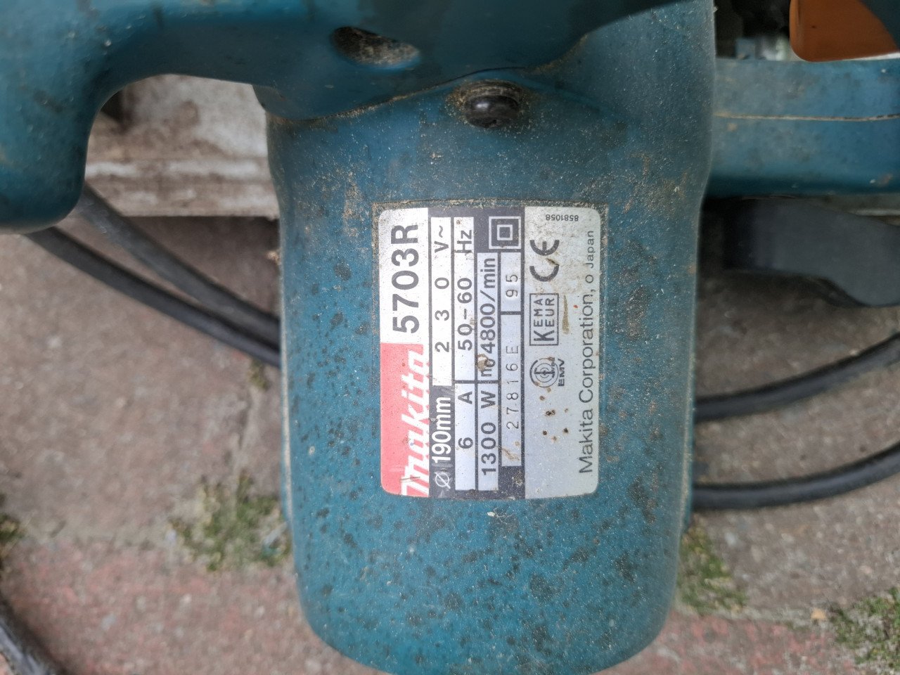 Makita cirkelzaag gebruikt
