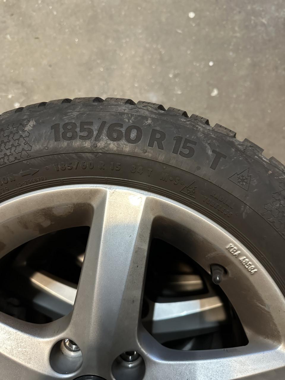 Set Continental winterbanden inclusief Velgen Volkswagen polo