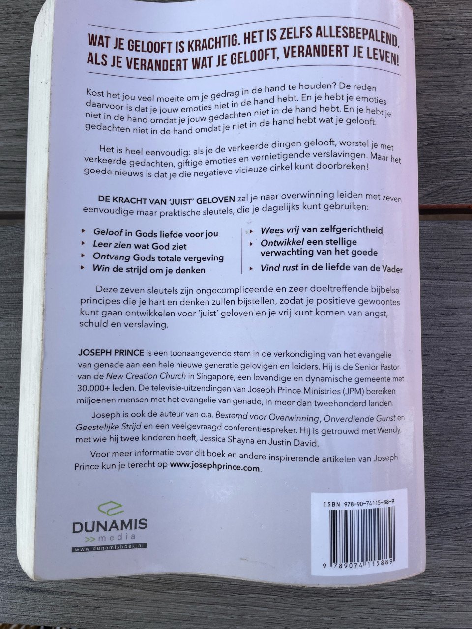 De kracht van JUIST GELOVEN, Joseph prince
