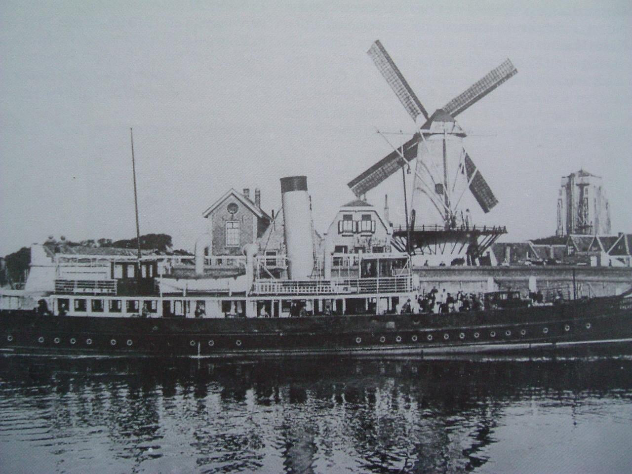 Stoomvaart op Middelburg, veerdiensten op de Zandkreek.