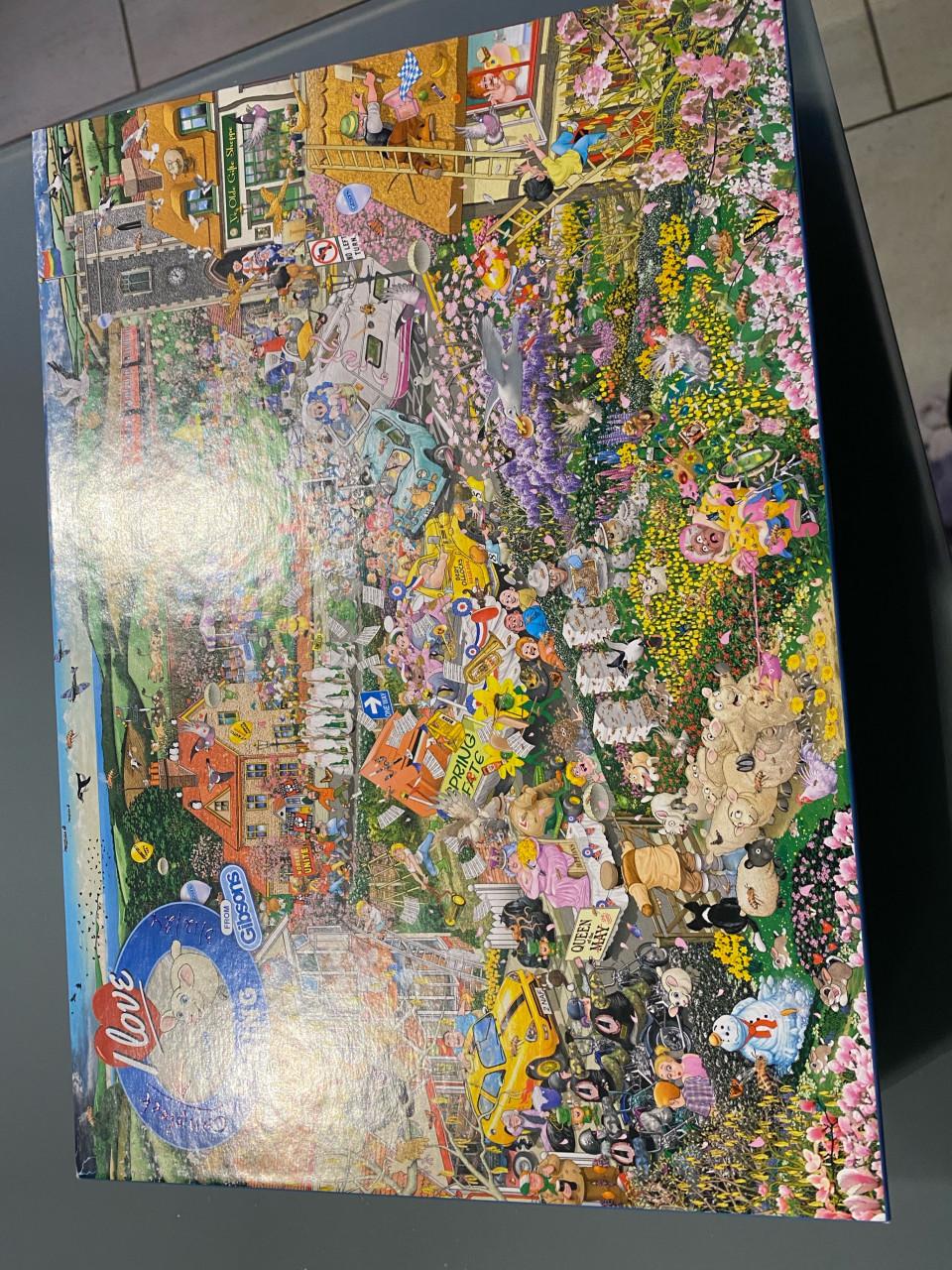 Cartoon puzzel 1000 stukjes