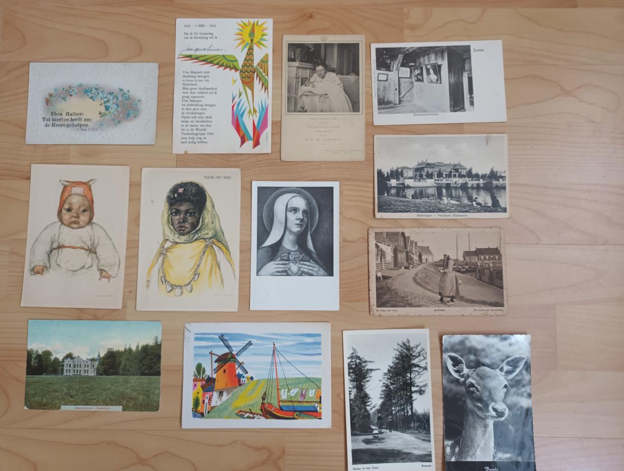 46 Ansichtkaarten van vóór 1960 Nederland