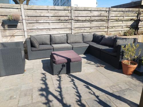 Loungebank met kussens