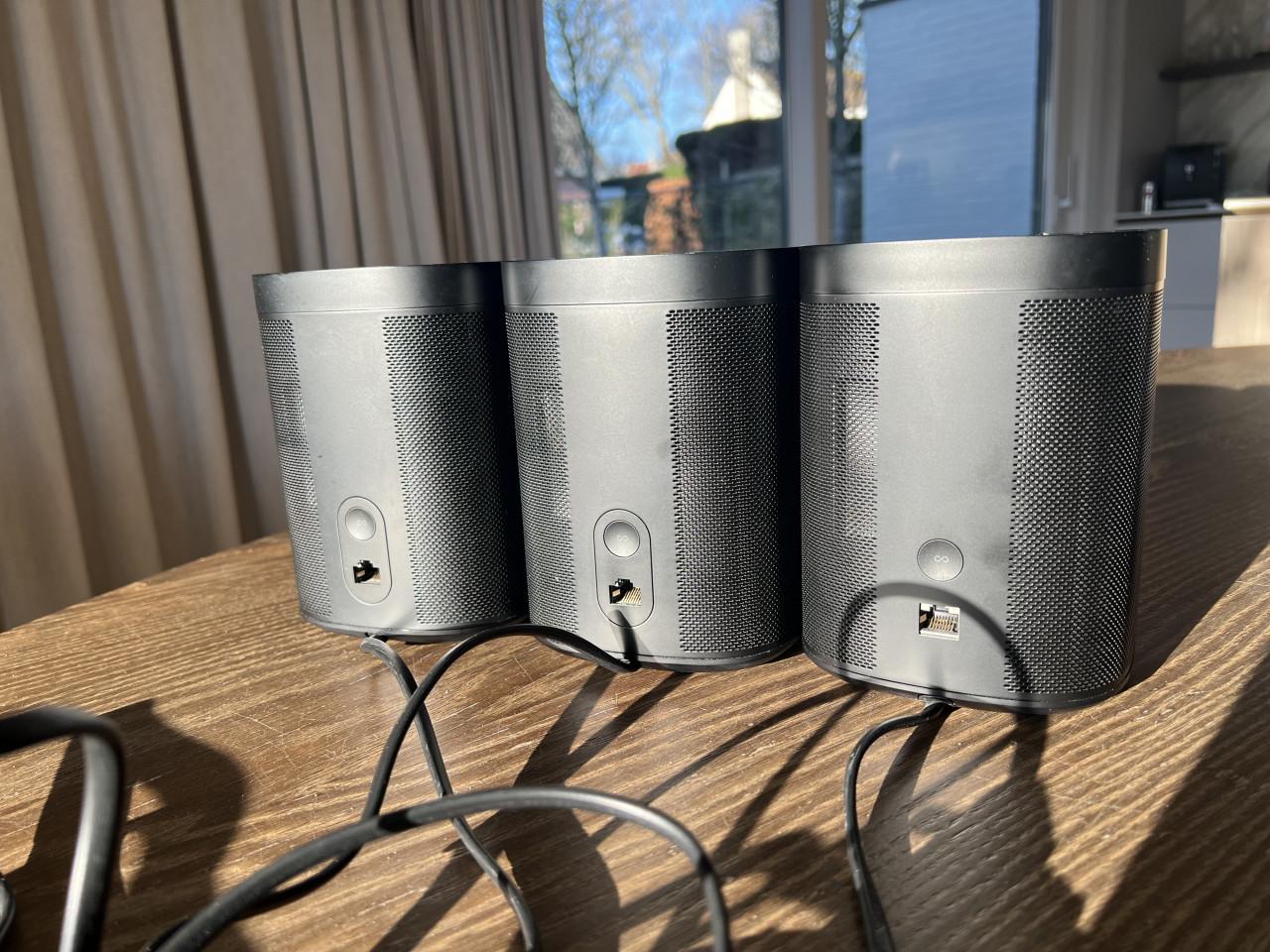 3x Sonos One SL Speaker Zwart