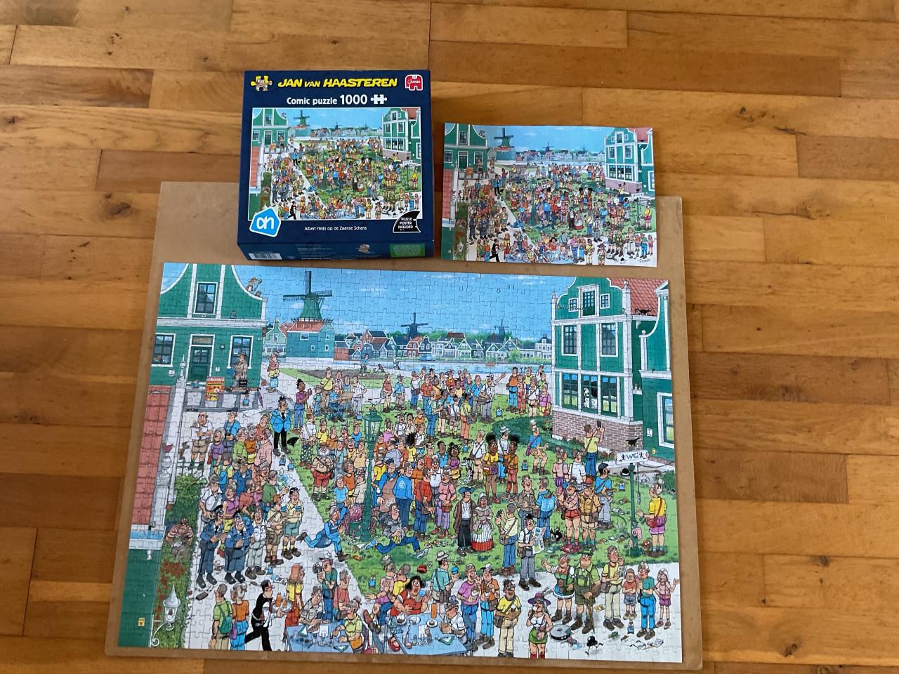 Jan van Haasteren puzzel 1000 stukjes De Zaanse Schans € 10,00
