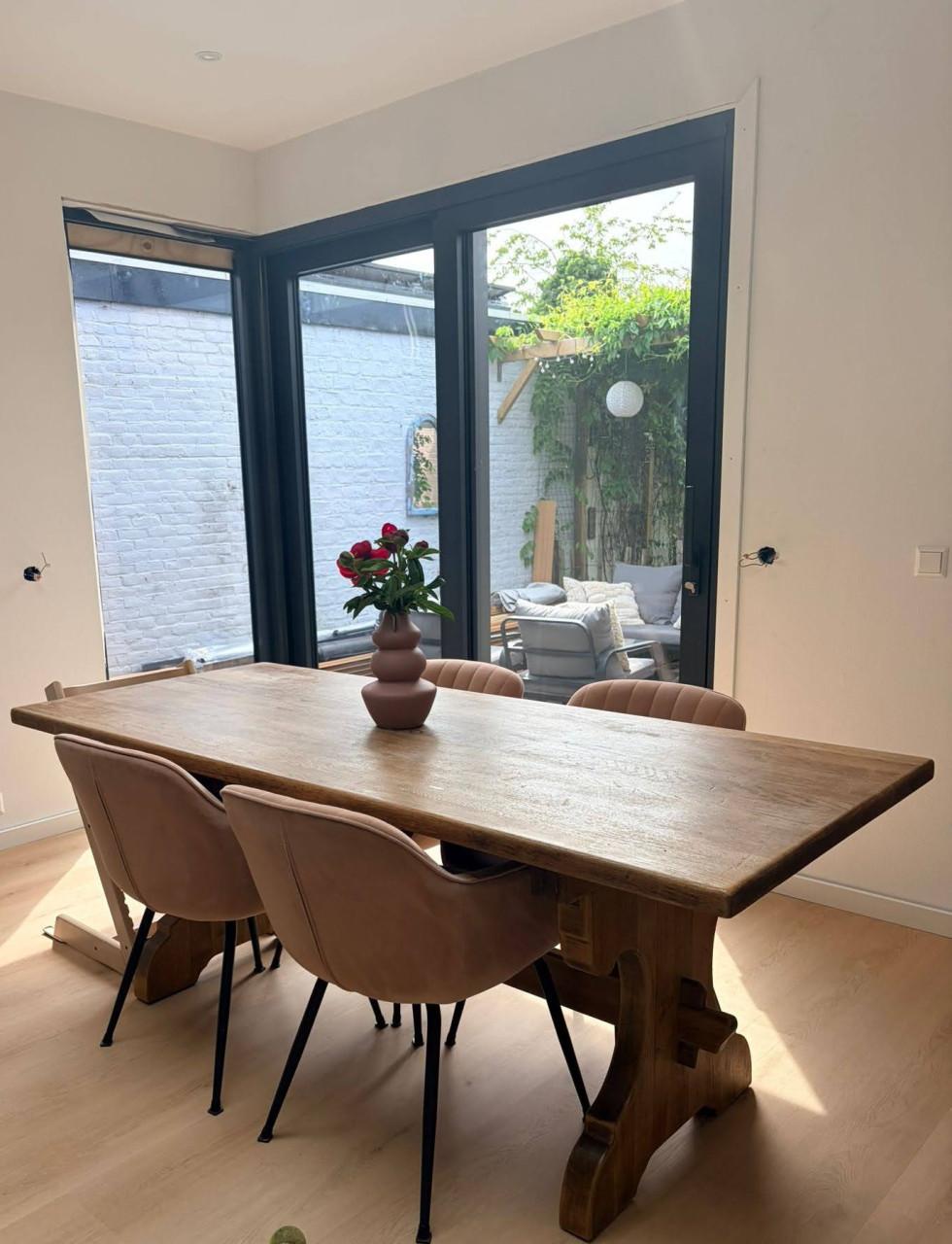 Eikenhouten Kloostertafel 85x200 cm