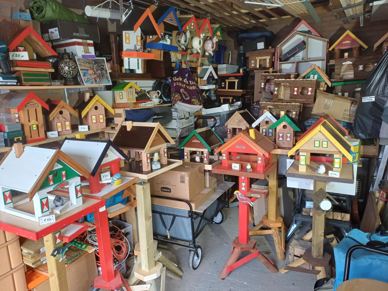 Vogelhuisjes te Koop , Zaterdag 1 augustus Braderie in Bath - Rilland