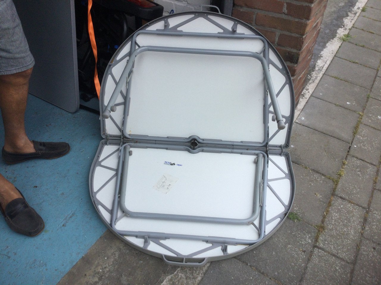 Crespo opvouwbare ovale tafel