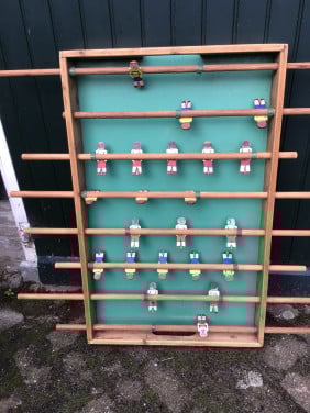 Vintage tafelvoetbalspel