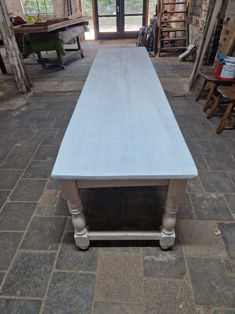 300 cm lange brocante tafel