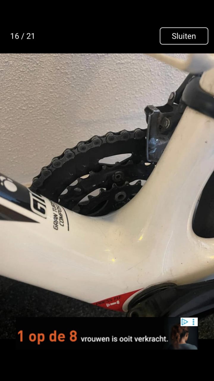 Racefiets Cube GTC Carbon Ultegra.