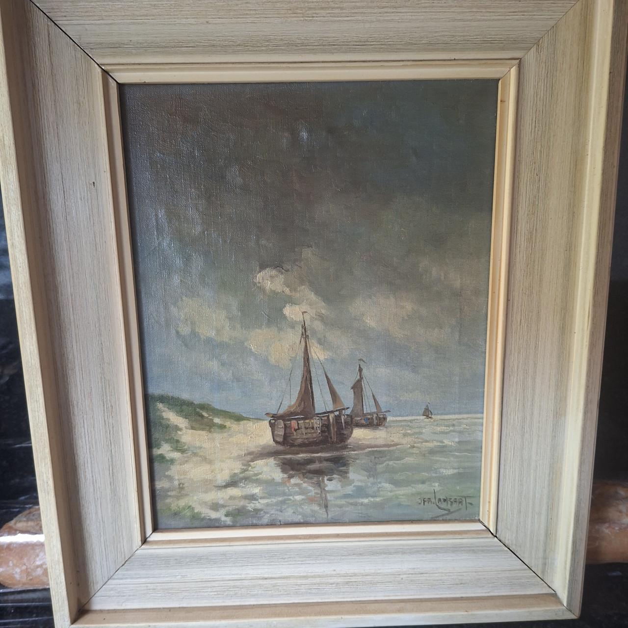 Bomschuiten op het strand