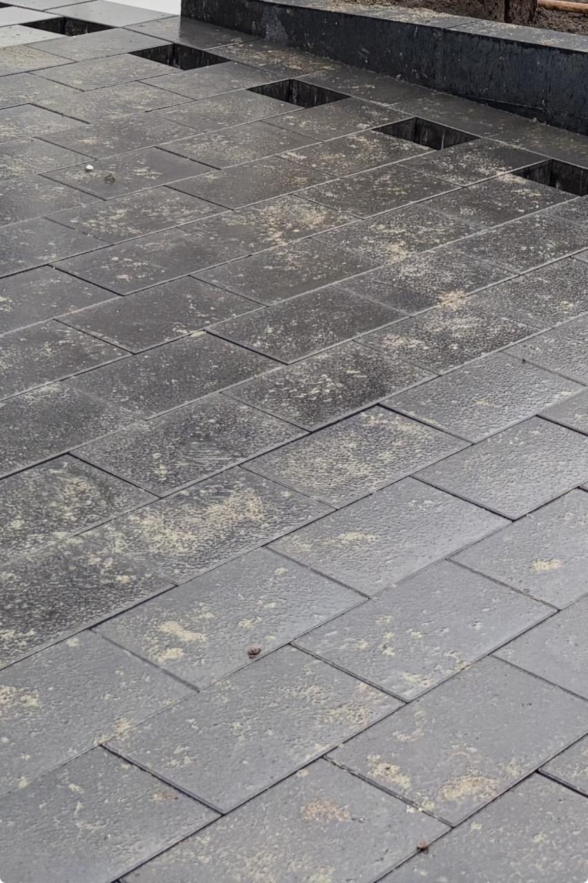 Pallet nieuwe tuintegels