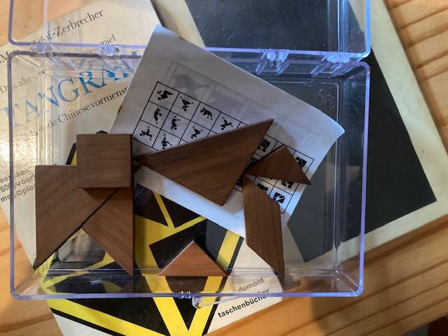 3D VistaScreen vieuwer(tje) met fotoboekjes / Het vormenspel Tangram