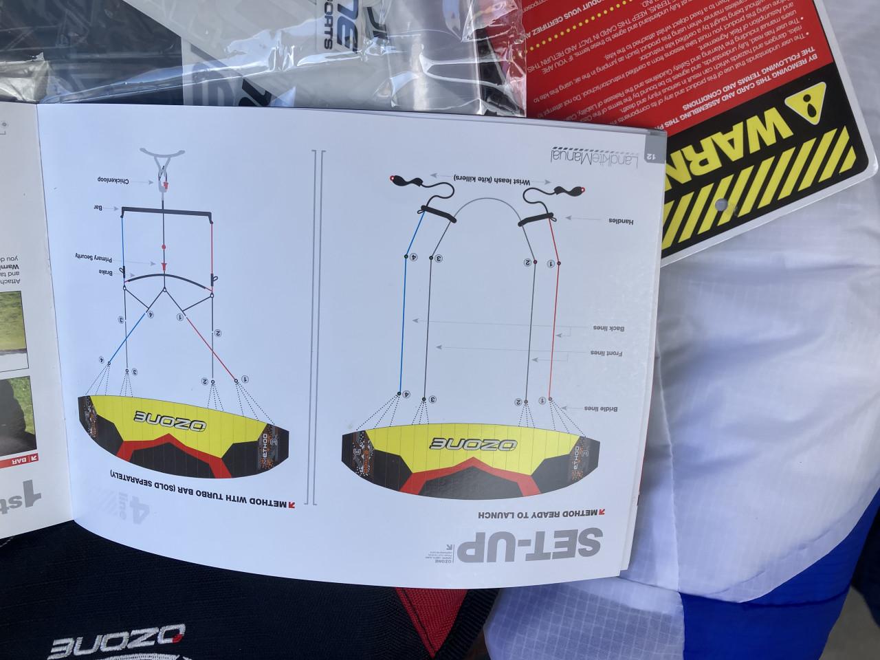 Ozone 3.0 powerkite 2 lijns bestuurbare vlieger als nieuw
