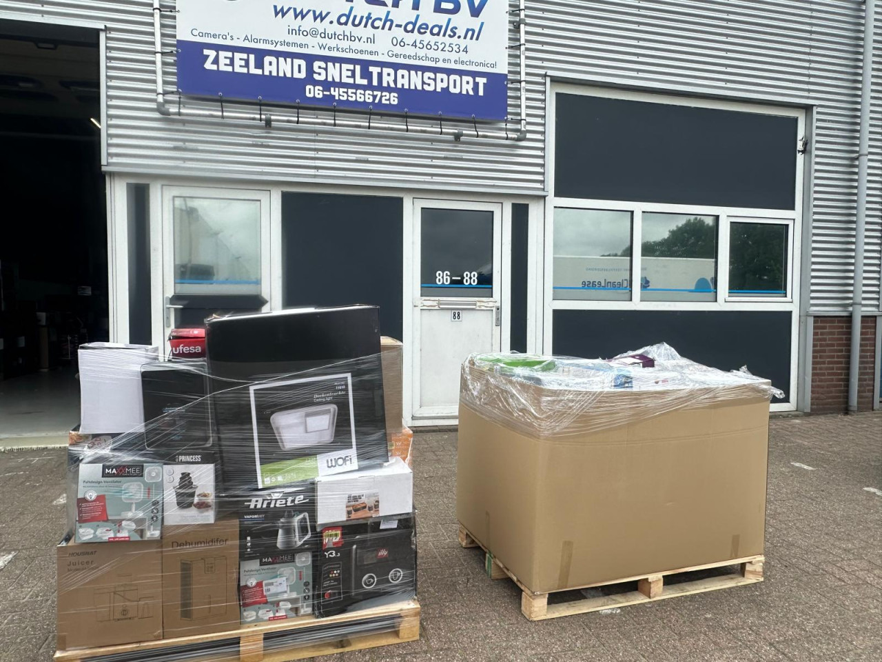 Mix pallets (ongeteste retour producten)