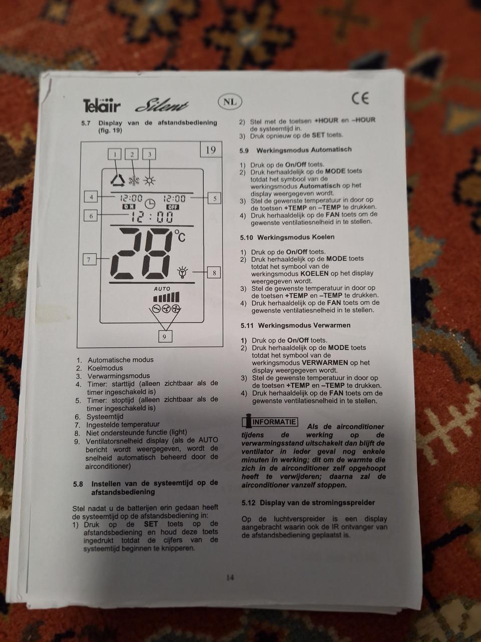 Te koop airco voor camper/caravan