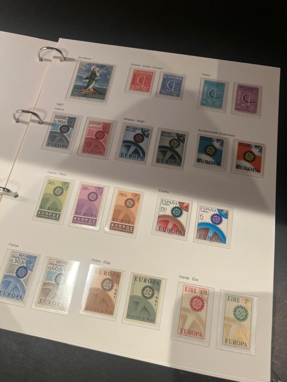Album met fdc's Europa CEPT