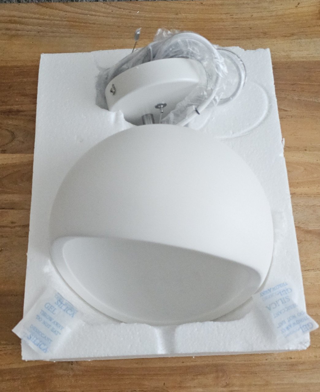 Moderene stenen hanglampen wit