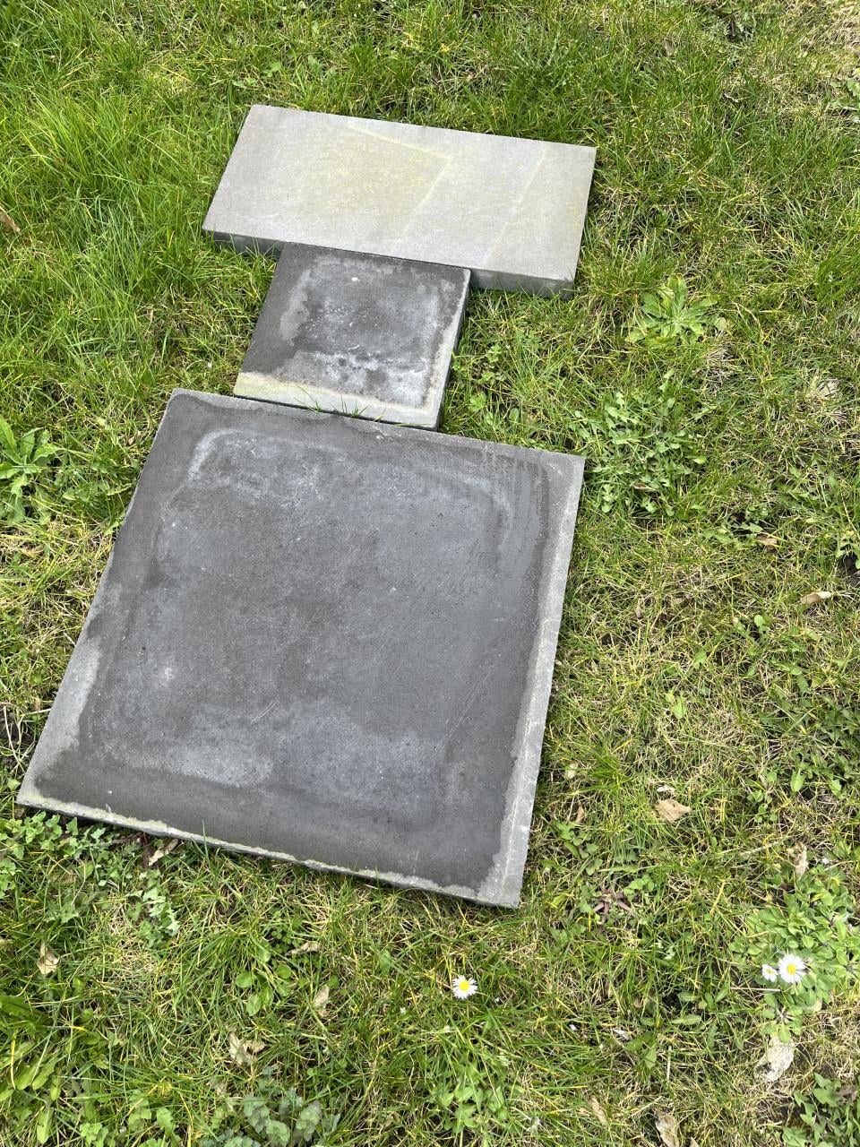 Terras Beton tegels.