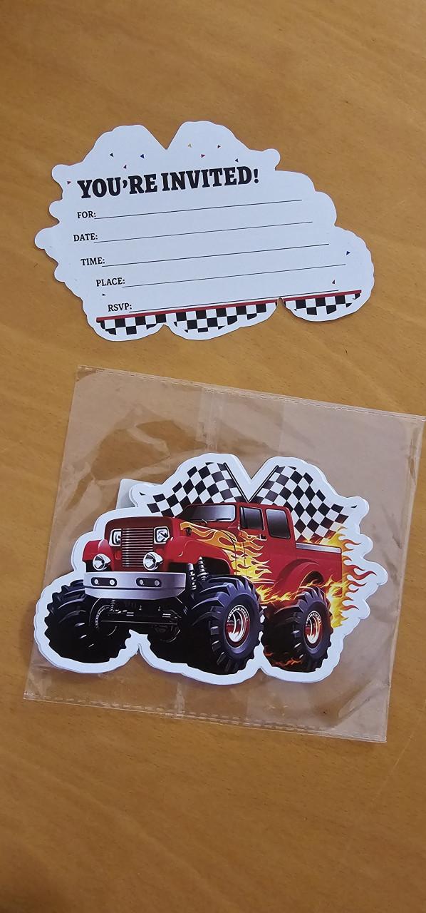 Monster Truck Verjaardag Versiering