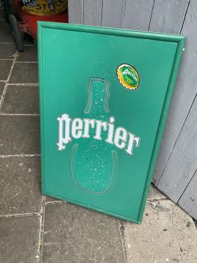 Perrier lichtreclamebord