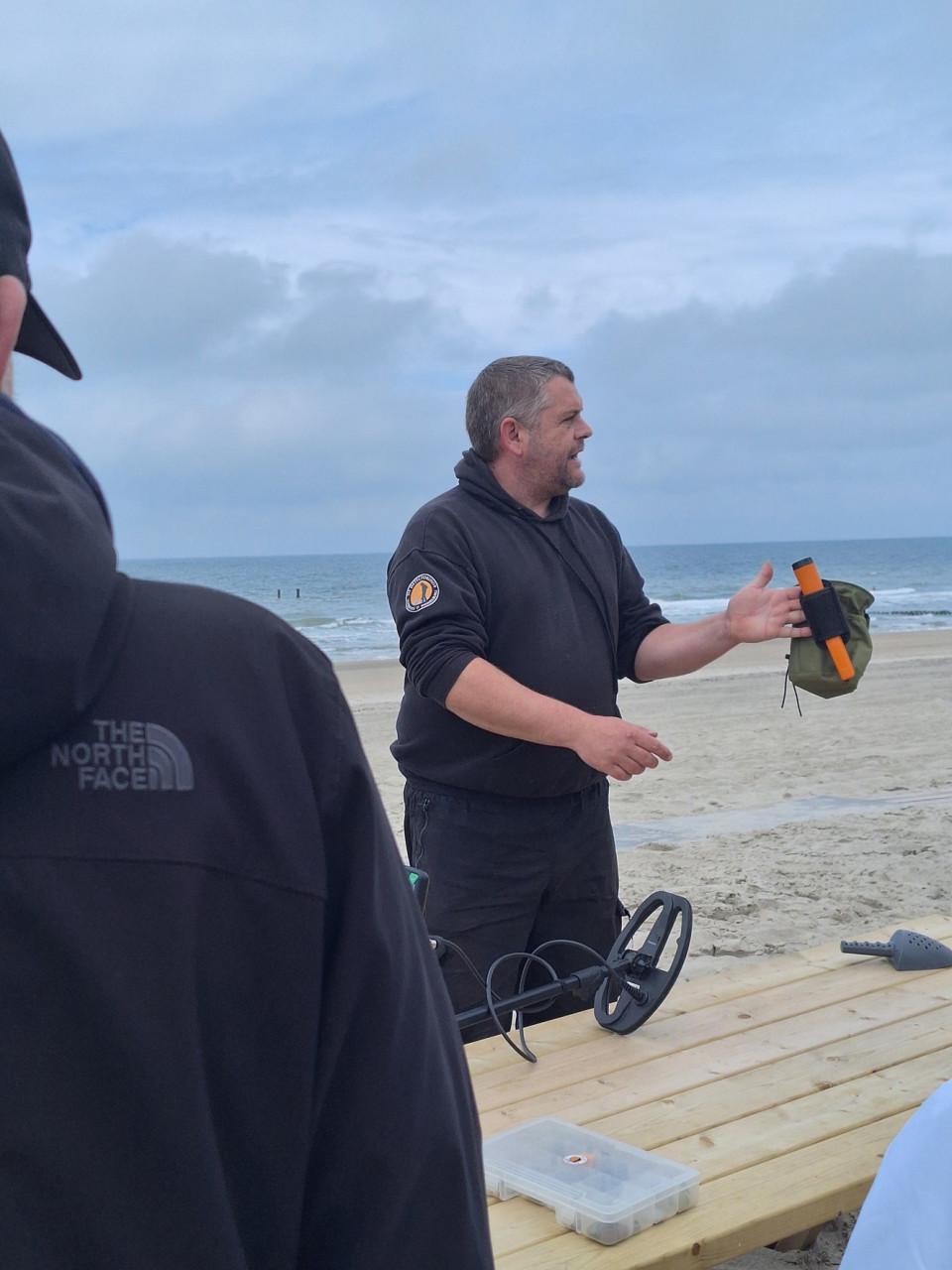 Metaaldetectie cursusdagen voor op strand en landlocaties