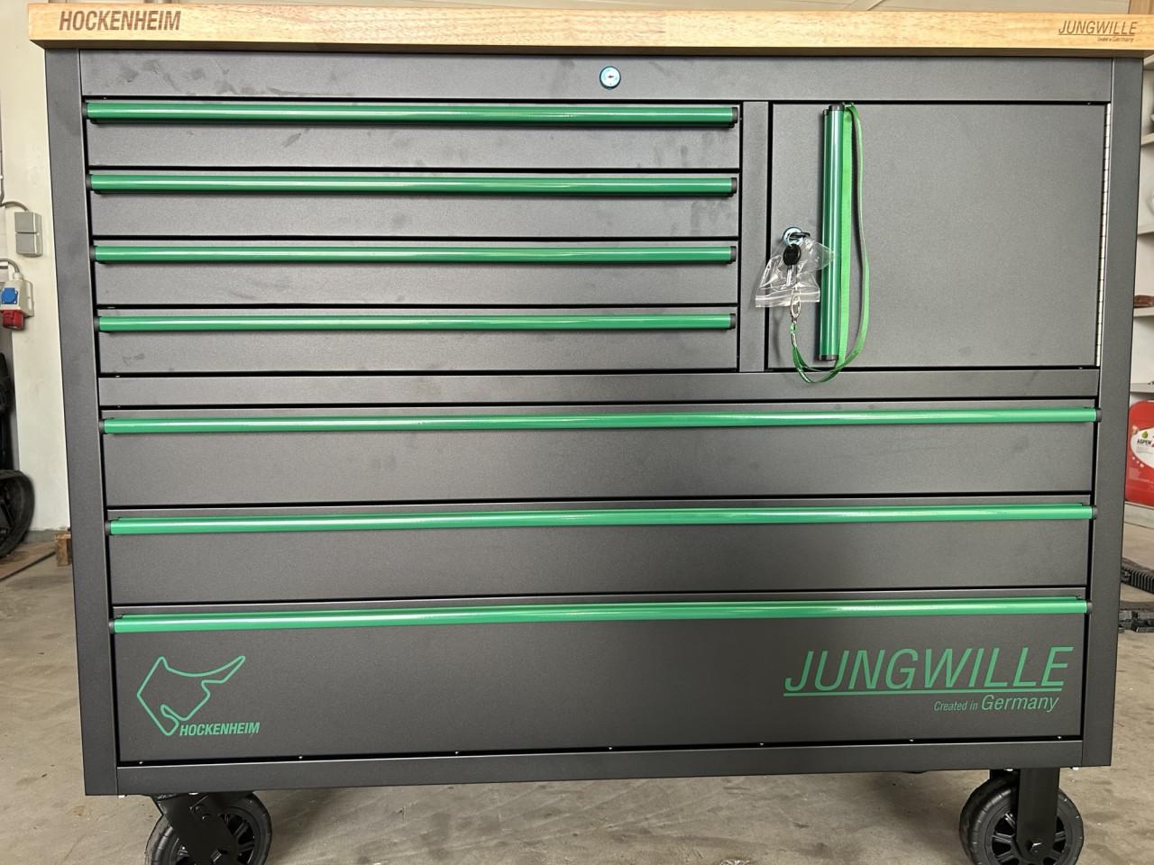 Gereedschapswagen Jungwille compleet gevuld 272-delig, nieuwprijs 7999,-