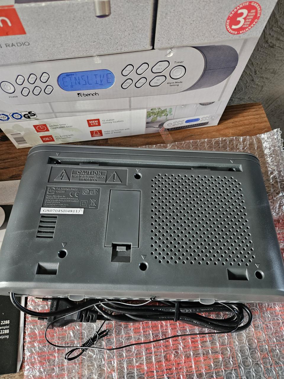 Bench PLL Keukenradio - Nieuw in doos